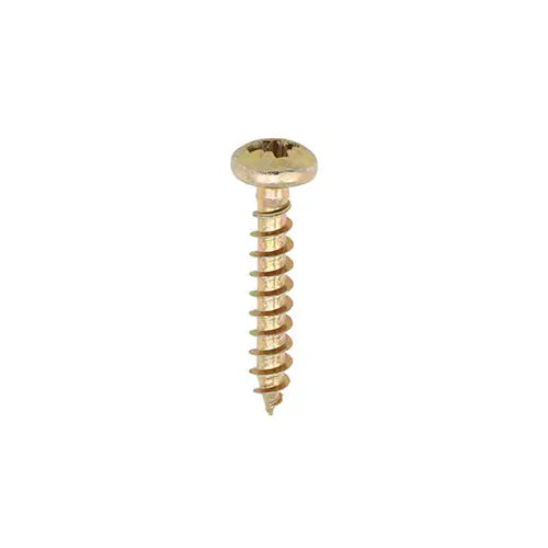 TIMCO Classic Multi-Purpose PZ Pan Head Screws Yellow Zinc Carbon 