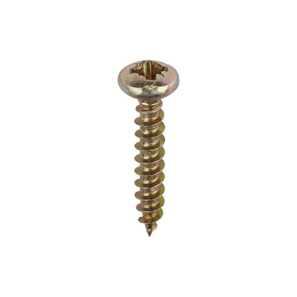 TIMCO Classic Multi-Purpose PZ Pan Head Screws Yellow Zinc Carbon 