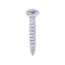 C2 Exterior Strong-Fix - PZ - Double Countersunk with Ribs - Twin-Cut - Silver