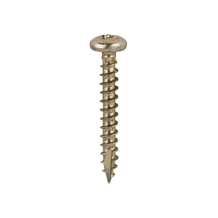 TIMCO Classic Multi-Purpose PZ Pan Head Screws Yellow Zinc Carbon 