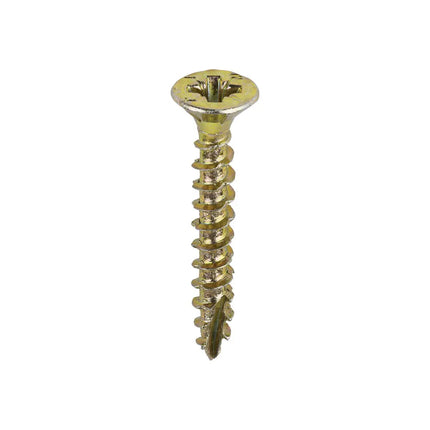 TIMCO Velocity Premium Multi-Use Screws PZ Double Countersunk Yellow 