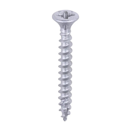 TIMCO C2 Exterior Strong-Fix PZ Twin Cut Double Countersunk Silver Organic 