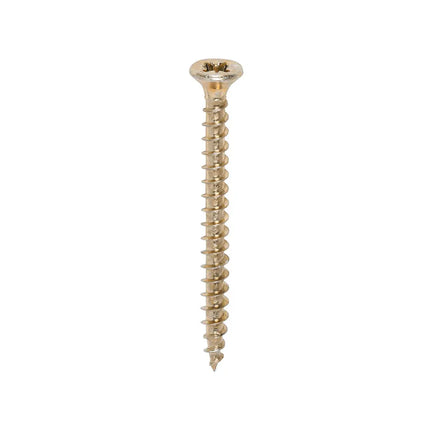 TIMCO Solo Chipboard Woodscrews PZ Double Countersunk Single Thread Yellow 