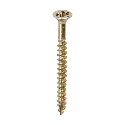 TIMCO Velocity Premium Multi-Use Screws PZ Double Countersunk Yellow 