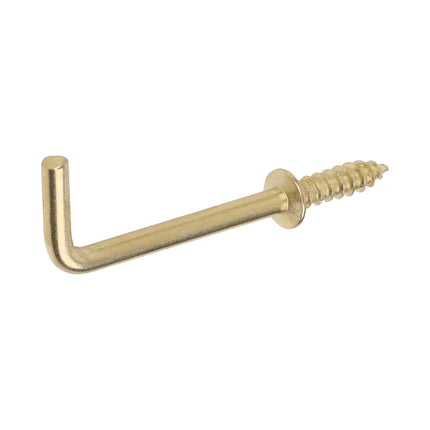 Timco Cup Hooks, Square, Electro Brass Steel