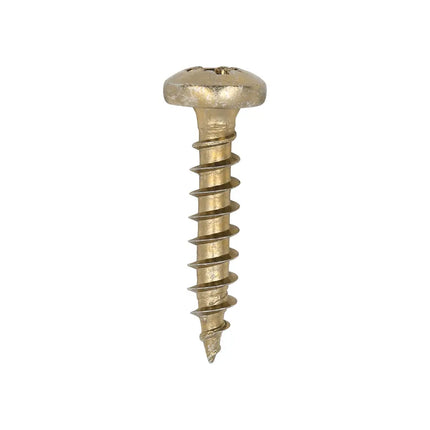 TIMCO Classic Multi-Purpose PZ Pan Head Screws Yellow Zinc Carbon 