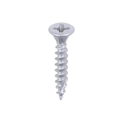 TIMCO C2 Exterior Strong-Fix PZ Twin Cut Double Countersunk Silver Organic 