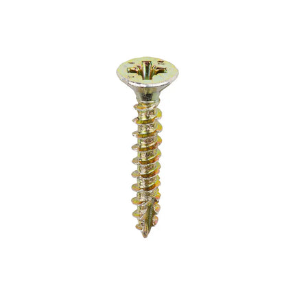 TIMCO Velocity Premium Multi-Use Screws PZ Double Countersunk Yellow 