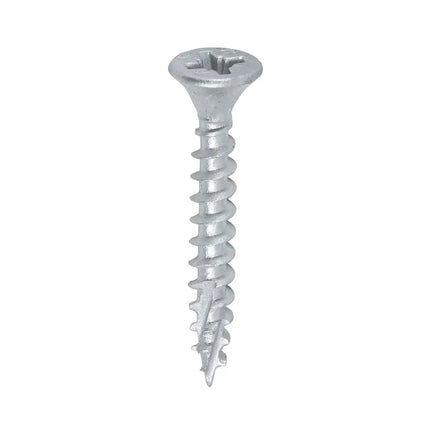TIMCO C2 Exterior Strong-Fix PZ Twin Cut Double Countersunk Silver Organic 
