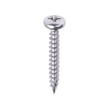 TIMCO Classic Multi-Purpose PZ Pan Head A2 Stainless Steel Screws Point 