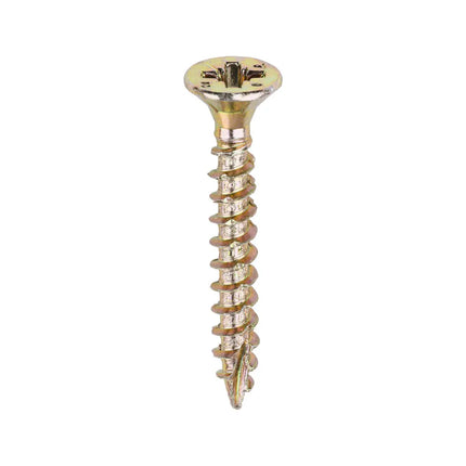 TIMCO Velocity Premium Multi-Use Screws PZ Double Countersunk Yellow 
