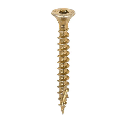 TIMCO C2 Clamp-Fix TX Double Countersunk Ribbed Woodscrews Twin-Cut Yellow 