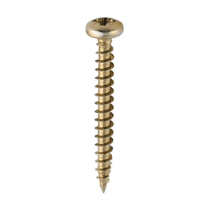 TIMCO Classic Multi-Purpose PZ Pan Head Screws Yellow Zinc Carbon 