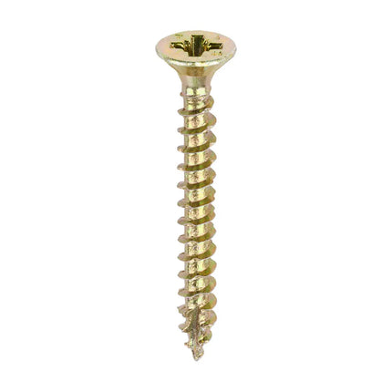 TIMCO Velocity Premium Multi-Use Screws PZ Double Countersunk Yellow 