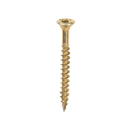 TIMCO C2 Clamp-Fix TX Double Countersunk Ribbed Woodscrews Twin-Cut Yellow 