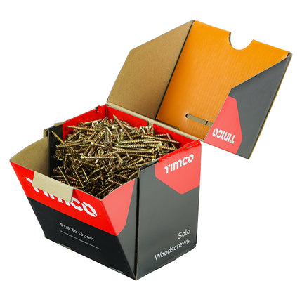 Timco Solo Chipboard & Woodscrews Steel, Zinc, Yellow, Lime
