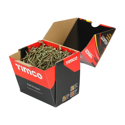 TIMCO Velocity Premium Multi-Use Screws PZ Double Countersunk Yellow 