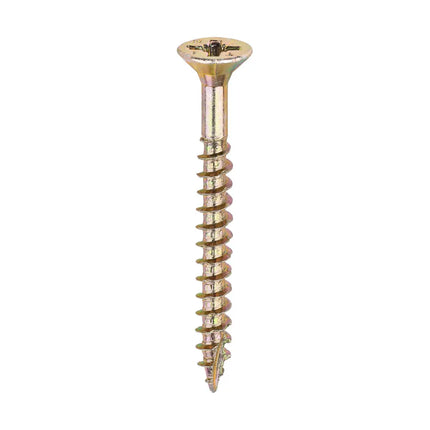 TIMCO Velocity Premium Multi-Use Screws PZ Double Countersunk Yellow 