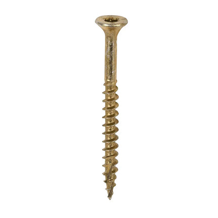 TIMCO C2 Clamp-Fix TX Double Countersunk Ribbed Woodscrews Twin-Cut Yellow 