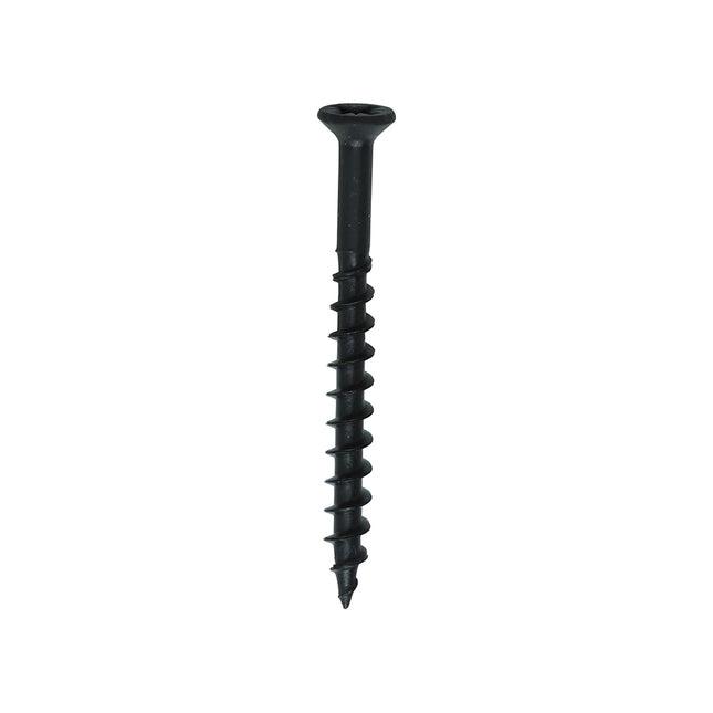 Timco Furniture Carcass Screws Steel, Black, Lime