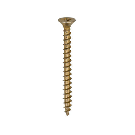 TIMCO Solo Chipboard Woodscrews PZ Double Countersunk Single Thread Yellow 