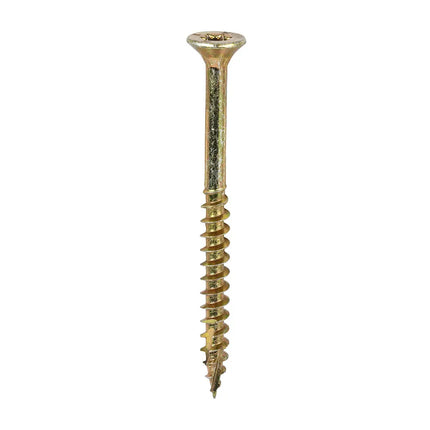 TIMCO C2 Clamp-Fix TX Double Countersunk Ribbed Woodscrews Twin-Cut Yellow 