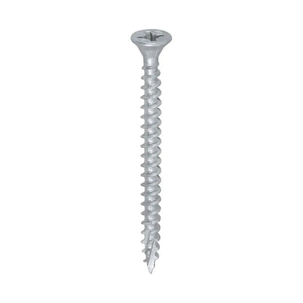 TIMCO C2 Exterior Strong-Fix PZ Twin Cut Double Countersunk Silver Organic 