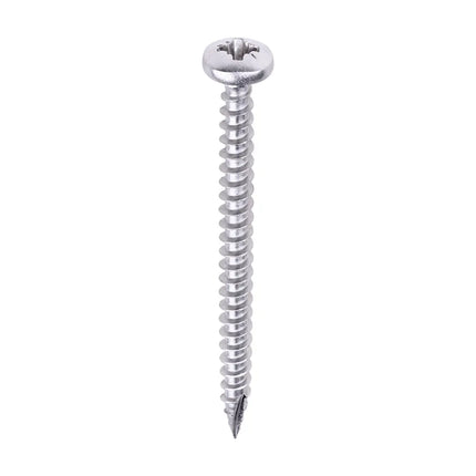 TIMCO Classic Multi-Purpose PZ Pan Head A2 Stainless Steel Screws Point 