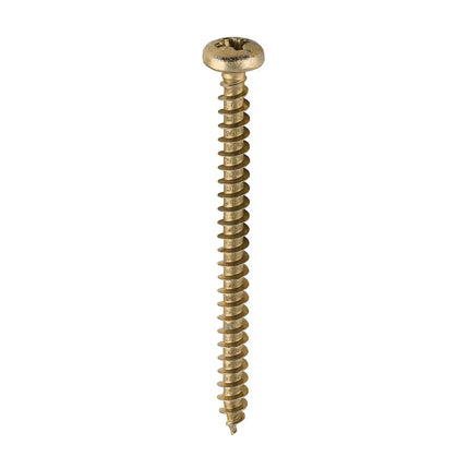TIMCO Classic Multi-Purpose PZ Pan Head Screws Yellow Zinc Carbon 