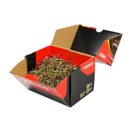 TIMCO Velocity Premium Multi-Use Screws PZ Double Countersunk Yellow 