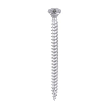 TIMCO C2 Exterior Strong-Fix PZ Twin Cut Double Countersunk Silver Organic 