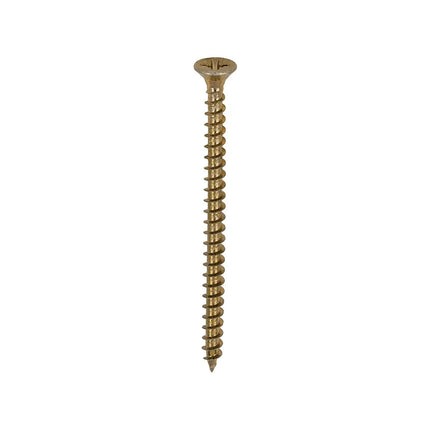 TIMCO Solo Chipboard Woodscrews PZ Double Countersunk Single Thread Yellow 
