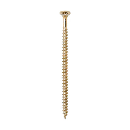 TIMCO Solo Chipboard Woodscrews PZ Double Countersunk Single Thread Yellow 