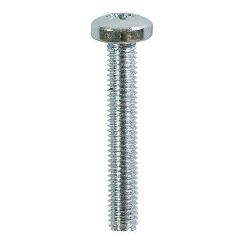 Timco Metric Threaded Machine Screws Steel, Zinc, Lime, Clear