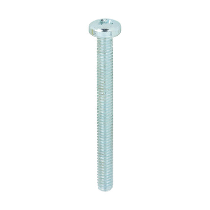 Timco Metric Threaded Machine Screws Steel, Zinc, Lime, Clear