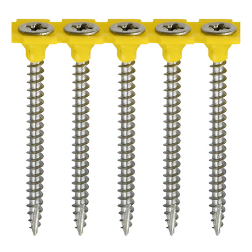 Timco Collated Classic Multi-Purpose Screws Stainless Steel, Steel, Lime, Ash