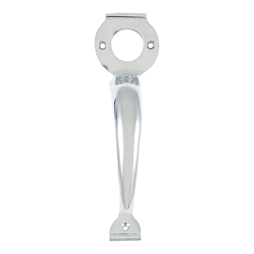 Timco Escutcheon Handle, Chrome Steel