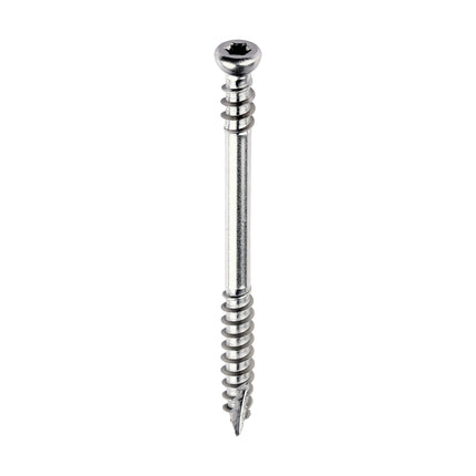 C2 Deck-Fix - TX - Cylinder - Single Slash - Stainless Steel