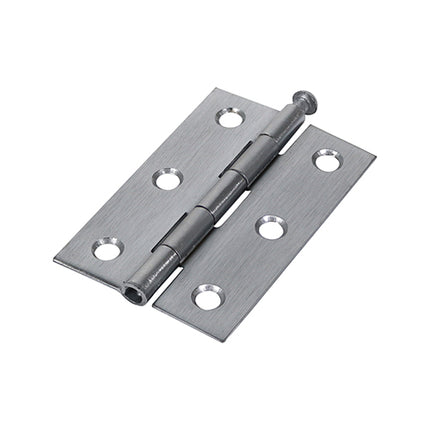 Timco Plain Butt Hinge Satin Chrome, Steel, Lime