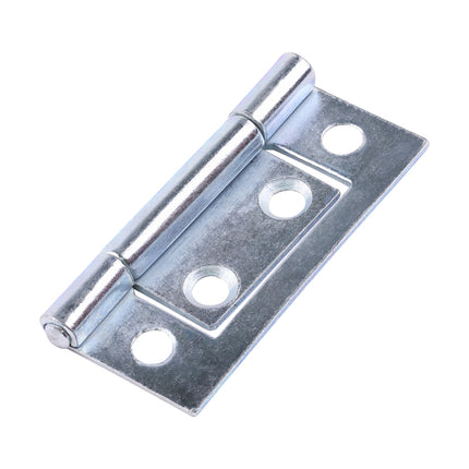 Timco Flush Hinge (105), Zinc Steel