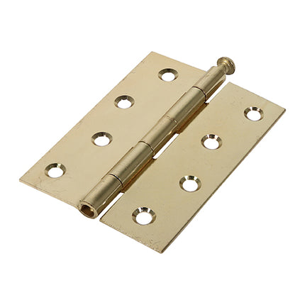 Timco Plain Butt Hinge Steel, Brass, Lime