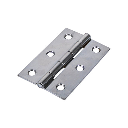 Timco Plain Butt Hinge Polished Chrome, Steel, Lime
