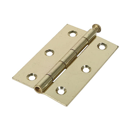 Timco Plain Butt Hinge Steel, Brass, Lime