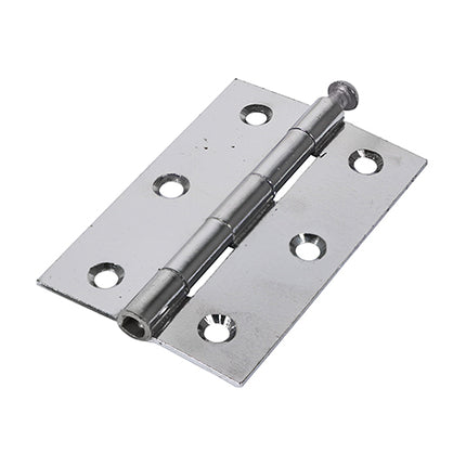 Timco Plain Butt Hinge Polished Chrome, Steel, Lime
