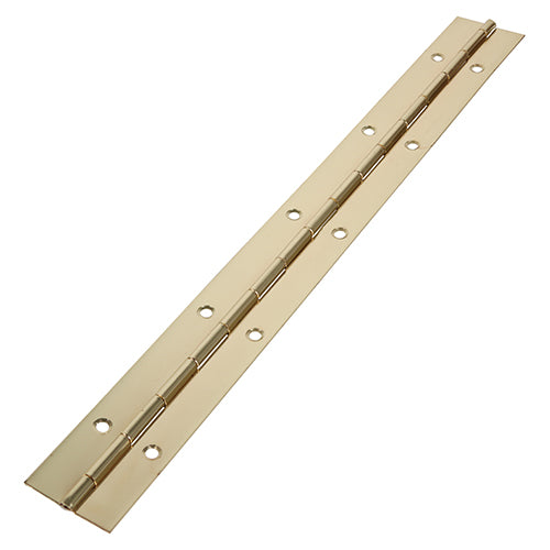 Timco Piano Hinge, Electro Brass Steel, Lime