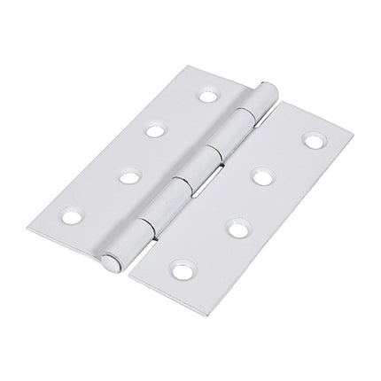 Timco Plain Butt Hinge Steel, White