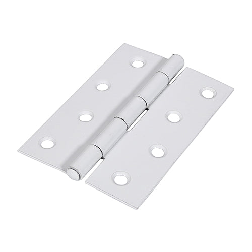 Timco Plain Butt Hinge Steel, White