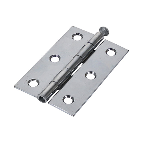 Timco Plain Butt Hinge Polished Chrome, Steel, Lime