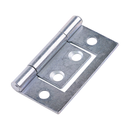 Timco Flush Hinge (105), Zinc Steel