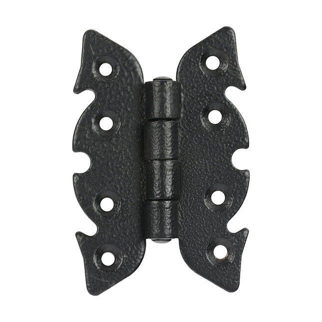 Pair of Butterfly Hinges - Antique Black